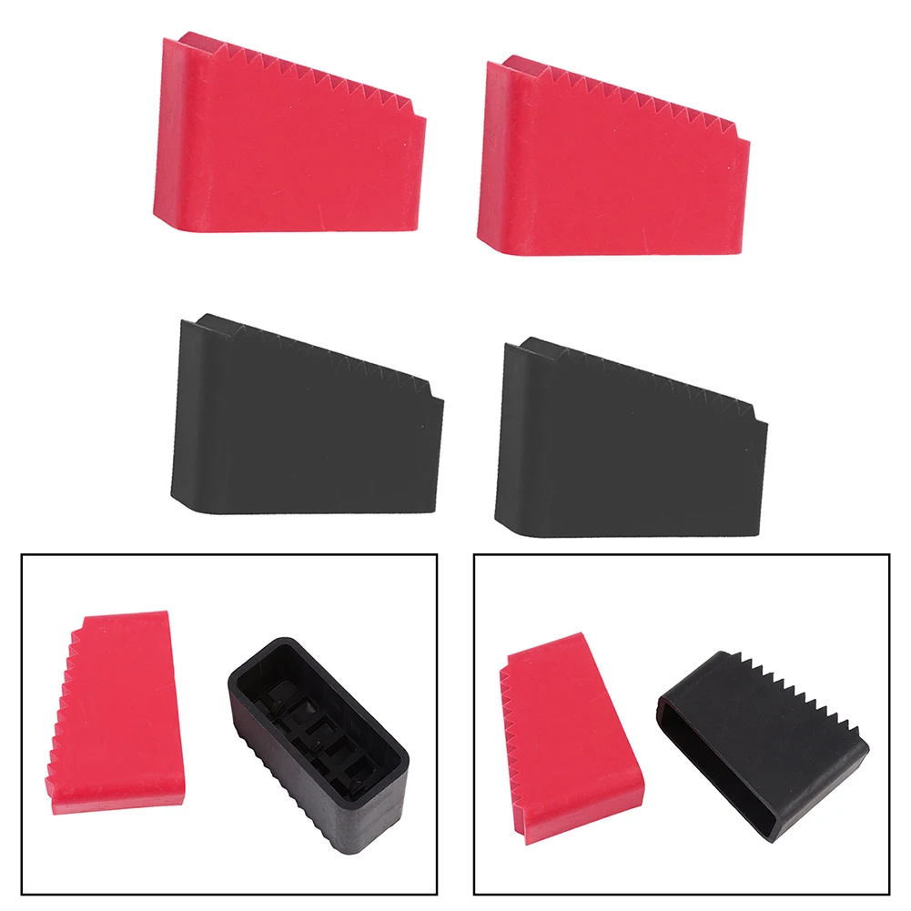 4PCS Ladder Foot Covers Non Slip Rubber Pads for Ladders Protect Floors Reduce Slipping and Improve Stability 55 38 25mm