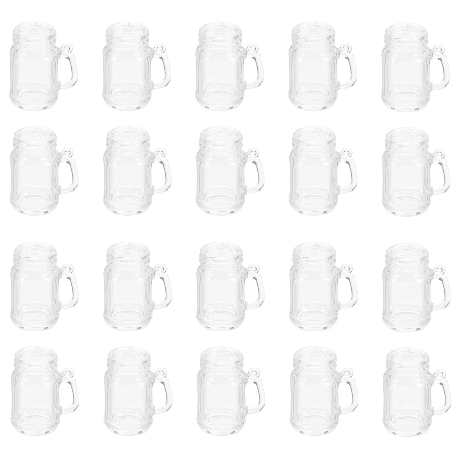 

20Sets Miniature Milk Tea Cup DIY Mini Coffee Cup Keychain Pendants Resin Earrings Jewelry Charms Craft Keychain Mini Cups