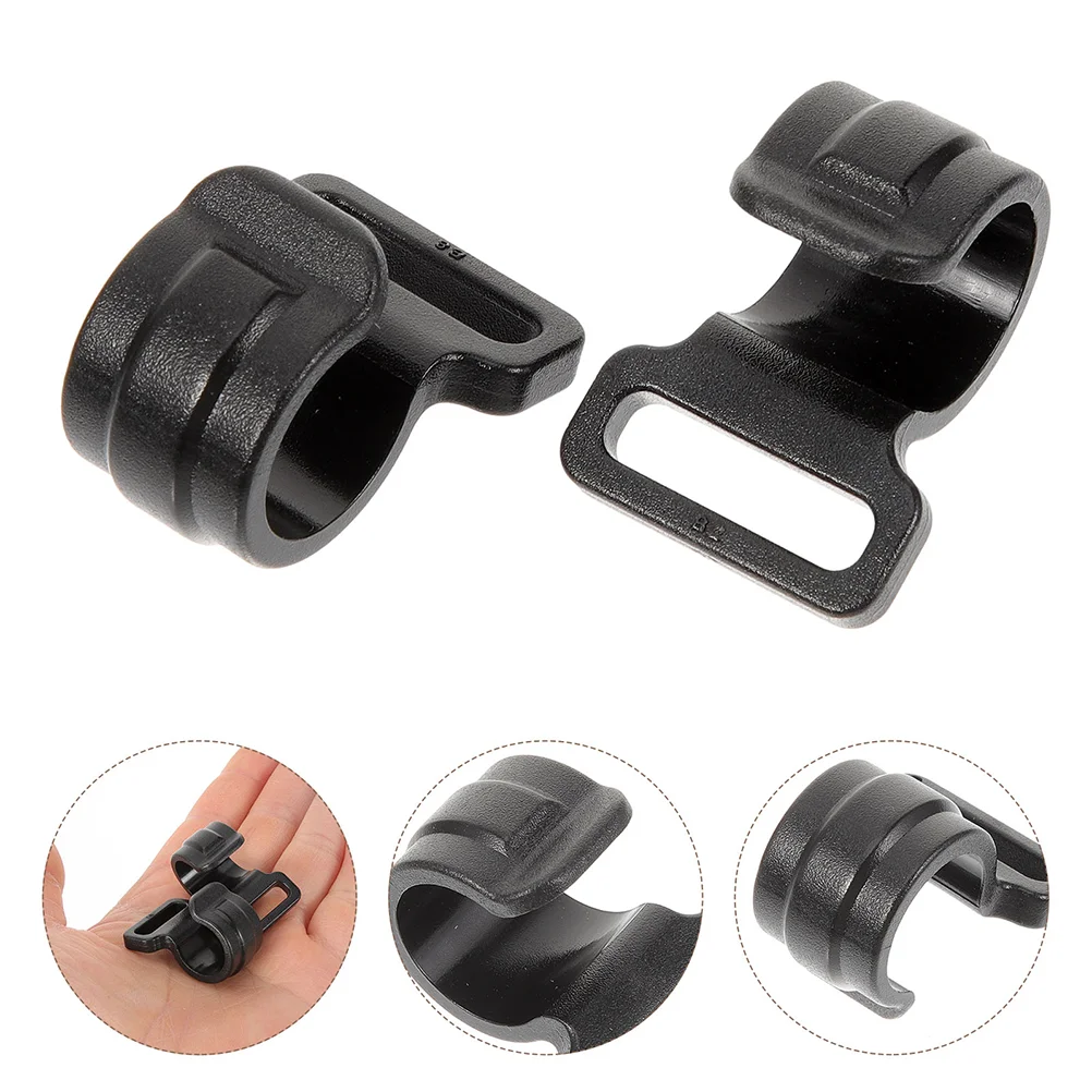 20 PCS Outdoor Tent Accessories Pole Clips for Festivals Mounting Plastic Pool Cover Clamps Canopy