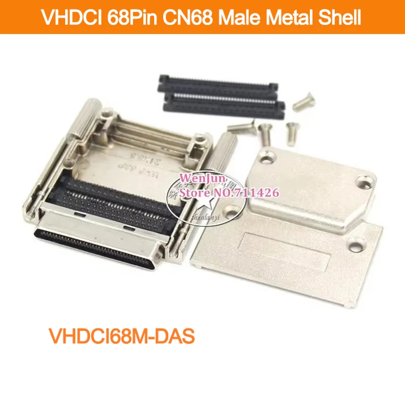 NEW SCSI VHDCI68M-DAS VHDCI 68Pin CN68 Male Metal Shell Adapter Connector 68 pin male V68 CONNECTOR