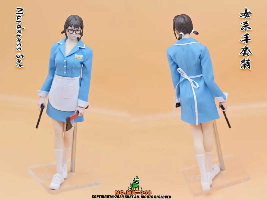 

CUKE TOYS MA-043 1/6 Soldier Female Killer Costume Set Model Toy Fit 12'' Action Figure S18 S32 Body In Stock