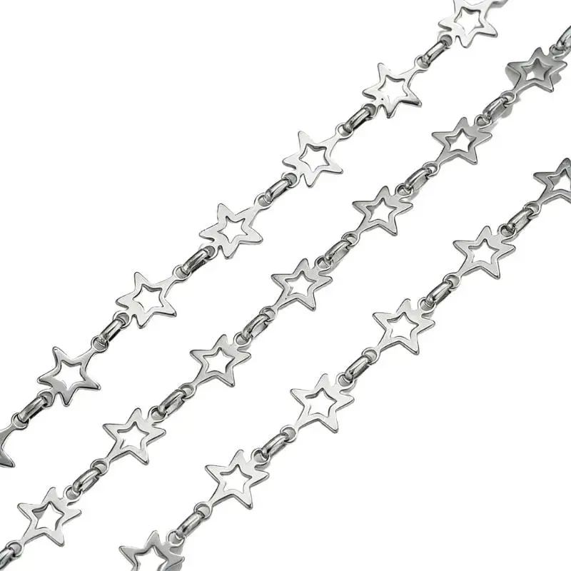 31BB Practical Hollow Star Necklace Chain Extender Suitable for Making Jewelry