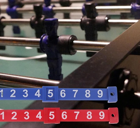 

【rrkxa】2 шт., маркер для настольного футбола, блоки для настольных игр, 10 цифр для держателей футбола, стандартные столы, табло