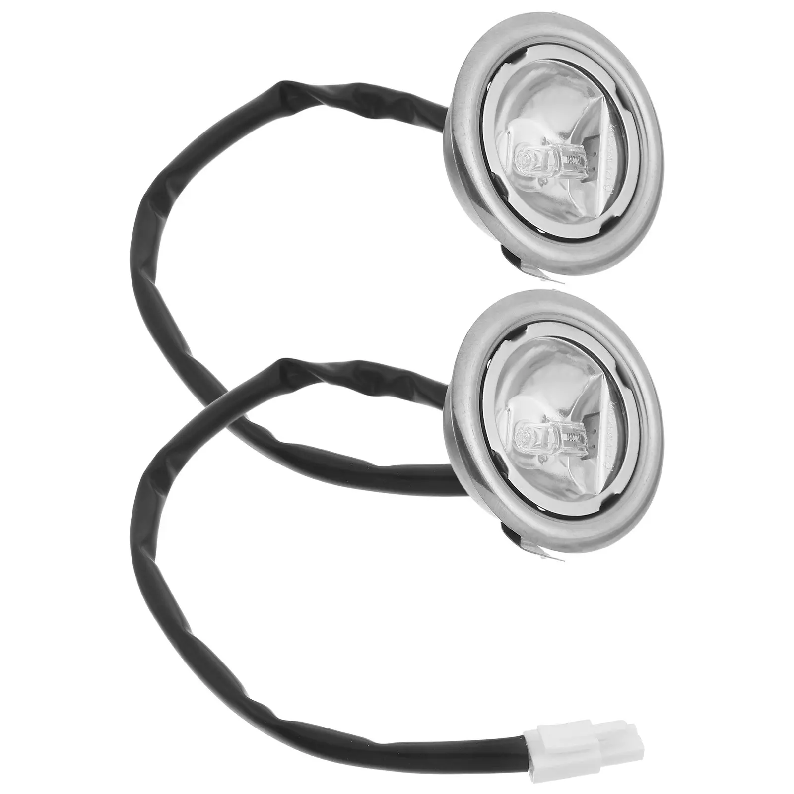 

2Pcs Kitchen Range Hood Light Bulb LED High Brightness 12V Round Cooker Hood Bulb Replacement Over Stove Cooking Lighting