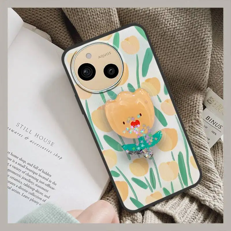 Skin feel silicone TPU Phone Case For Sharp Aquos sense9/SHG14/SH-53E Back Cover Waterproof protective Simplicity Cute