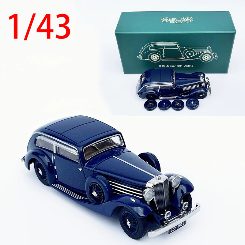 

GFCC Diecast 1/43 Scale Jaguar SS1 1935 Alloy Classic Car Jaguar Model Collectible Toy Simulation Gift Souvenir Display