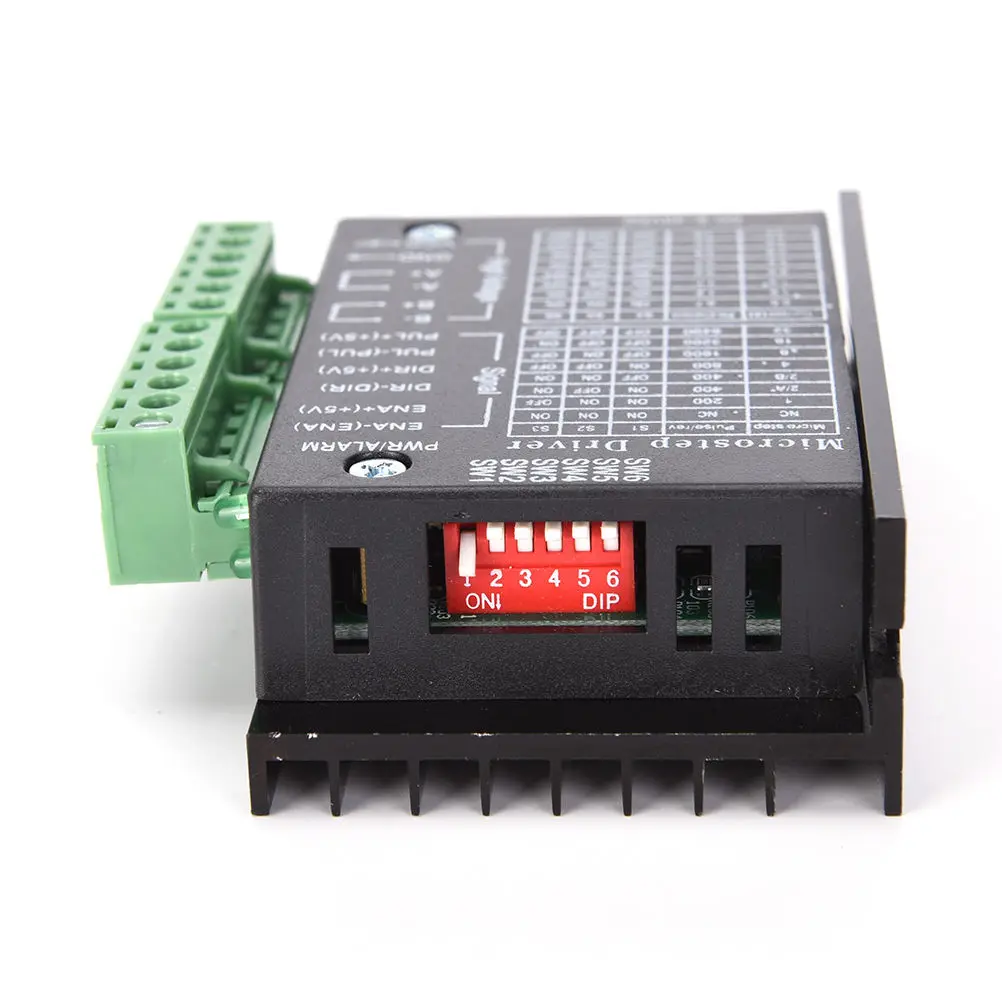 

TB6600 Upgraded Version 4A 40V DC 42 / 57 / 86 Stepper Motor Driver Controller 32 Segments Micro-step 2 /