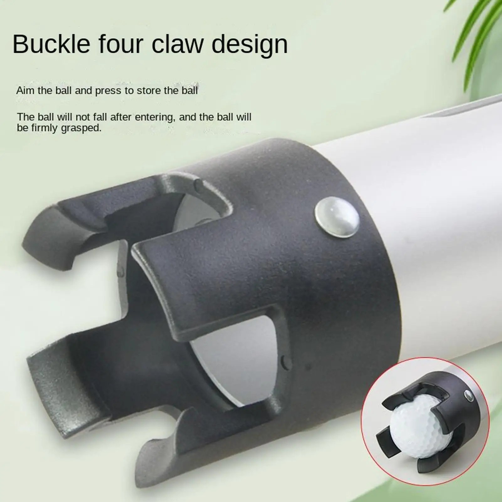 Ball Retriever Tool Golf Telescopic Storage With Holes Aluminum Alloy Ball Grabber Tool Golf For Women Men Collectors Outdoor - view 3