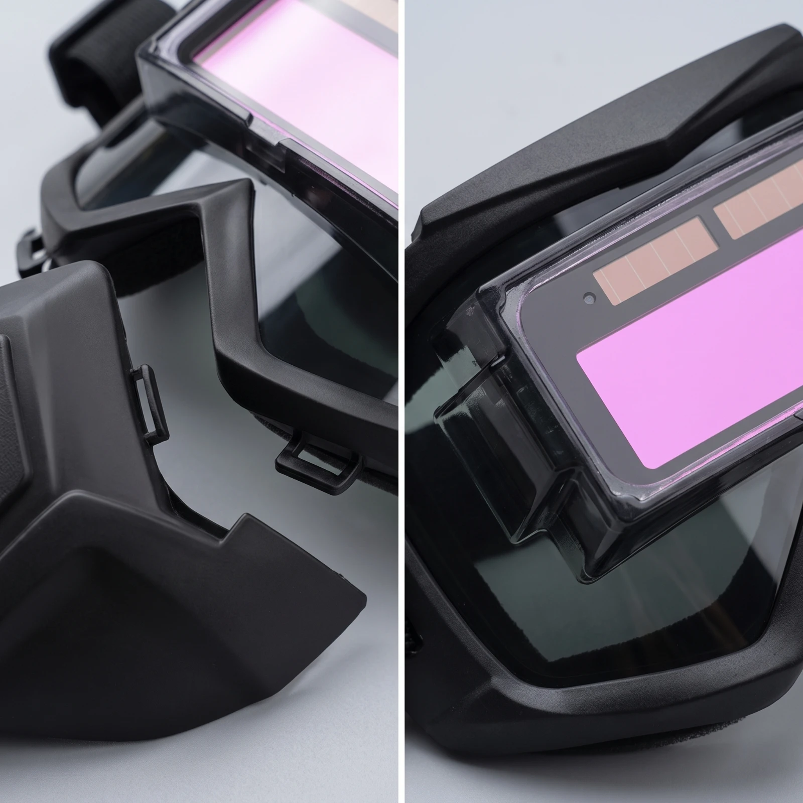 Metal-Joining Face Guard Head-Mounted Metal-Joining Mask Safeguarding Face Guard Adjustable Hands-Unrestricted for Welders