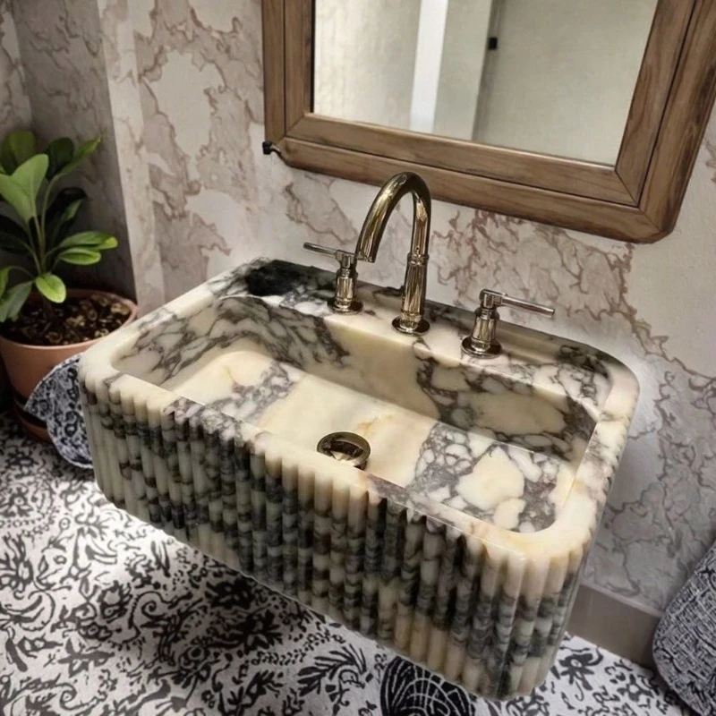 

Hot-selling luxury marble bathroom sink, washbasin