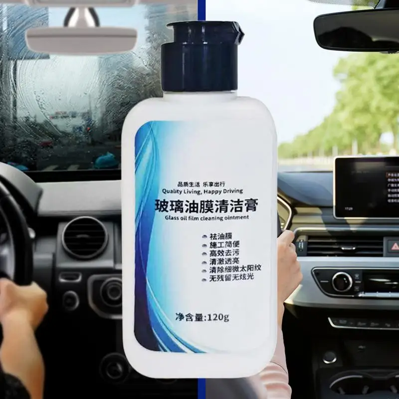 Oil Film Remover For Car Window Window Oil Film Cleaner Car Window Cleaner Stain Remover Car Detailing Oil Film Remover