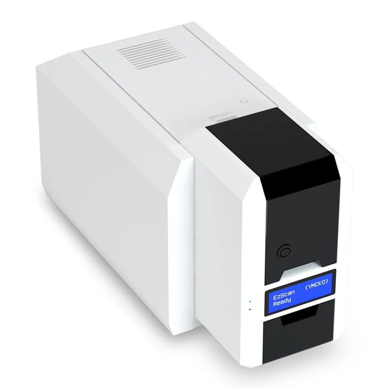 Printer with single and double-sided hologram function pvc id card printer that prints student member employee business cards