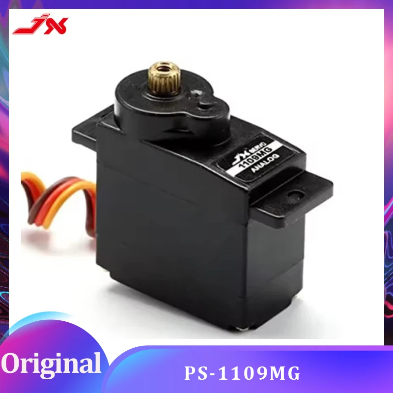 JX PS-1109MG 9g Analoger Servomotor mit Metallgetriebe, universell für 1/18 RC-Autos, Boote, Robotik und Hubschrauberspielzeug