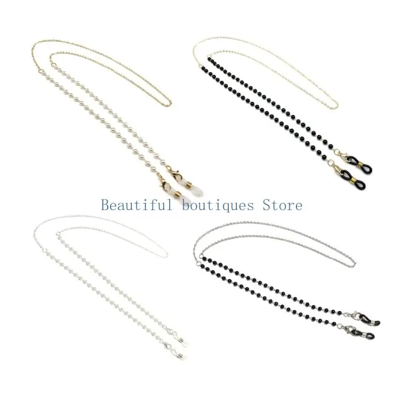 

U4LF жемчужная цепочка для очков, шнур для очков, держатель для очков для чтения, шнур для женщин, цепочка для очков, шнур для