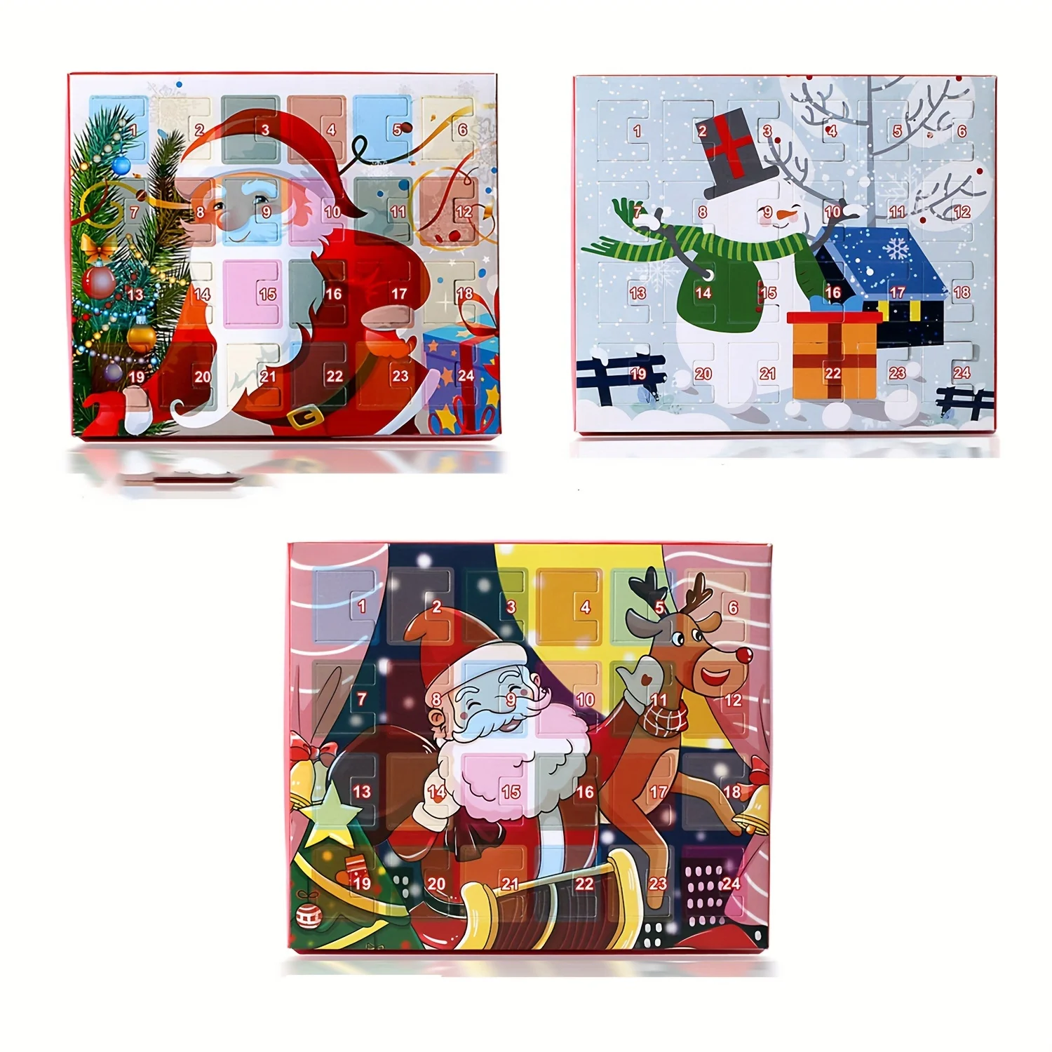 ثلج عيد الميلاد تقويم القدوم سوار مجموعة 24 يوما عيد الميلاد العد التنازلي التقويم مجموعة DIY بها بنفسك صنع المجوهرات عدة هدايا عيد الميلاد #2