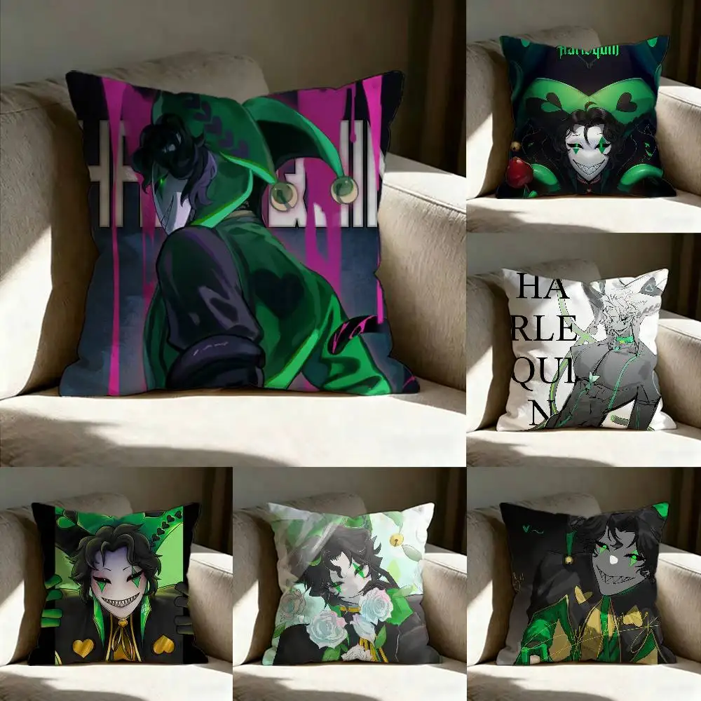 T-The F-Freak C-Circus H-Harlequin Pillow Case Living Room Sofa Cushion Cover Suitable For Home Bedroom Room Decoration