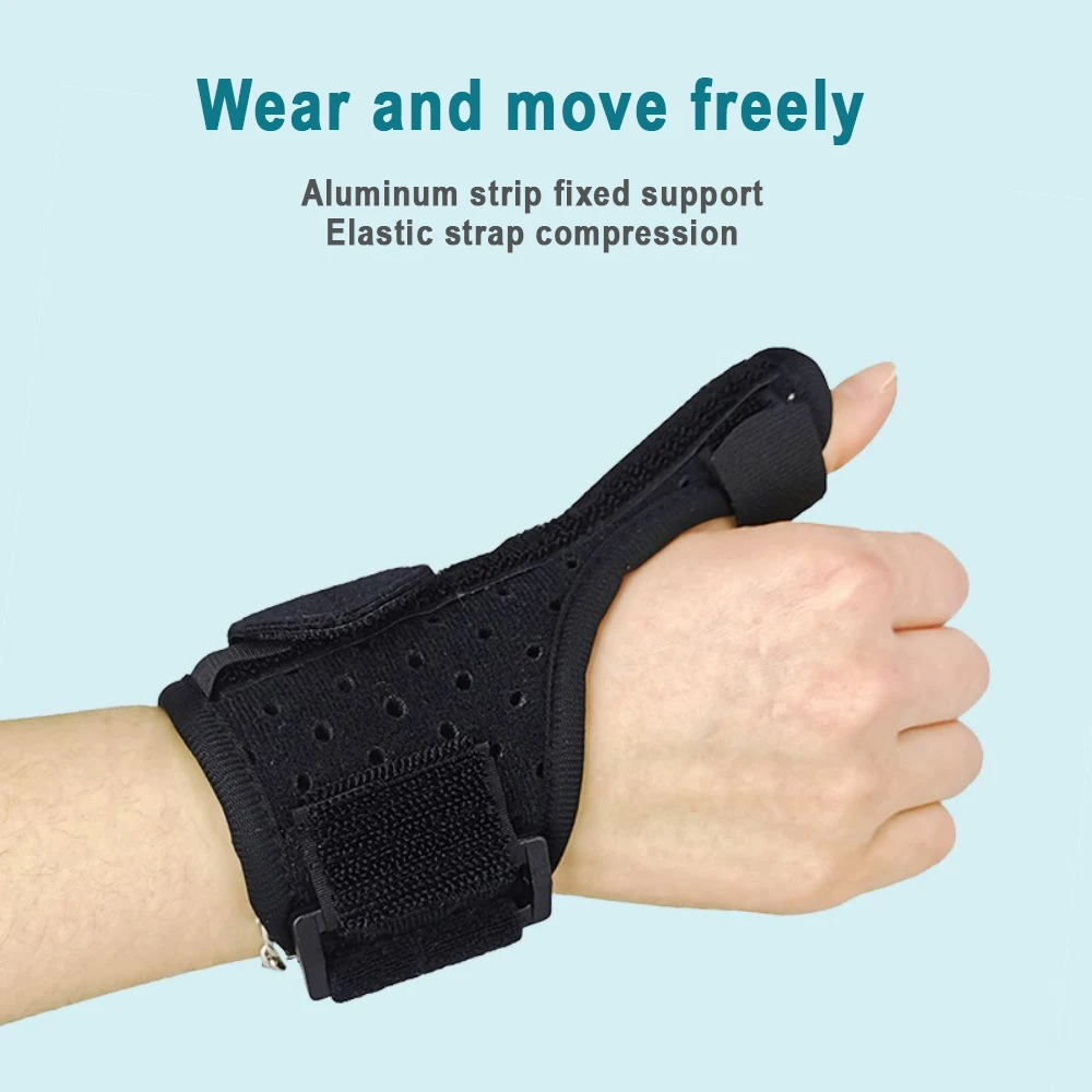 1 Person Thumb Splint Right and Left Hand, Reversible Thumb Support, Tendon Sheath Wrist Protection Thumb Sleeve