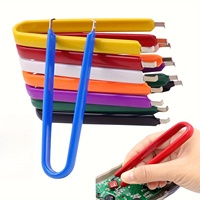 3pcs U-shaped clip IC puller, IC gripper component grabber integrated block puller multi-purpose maintenance disassembly tool