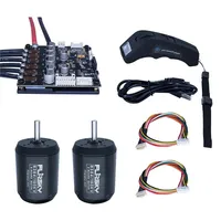Flipsky 200A Dual VESC6 Plus Pro Switch +190KV 6384 dc motor + Remote VX2 Skateboard DIY Kits
