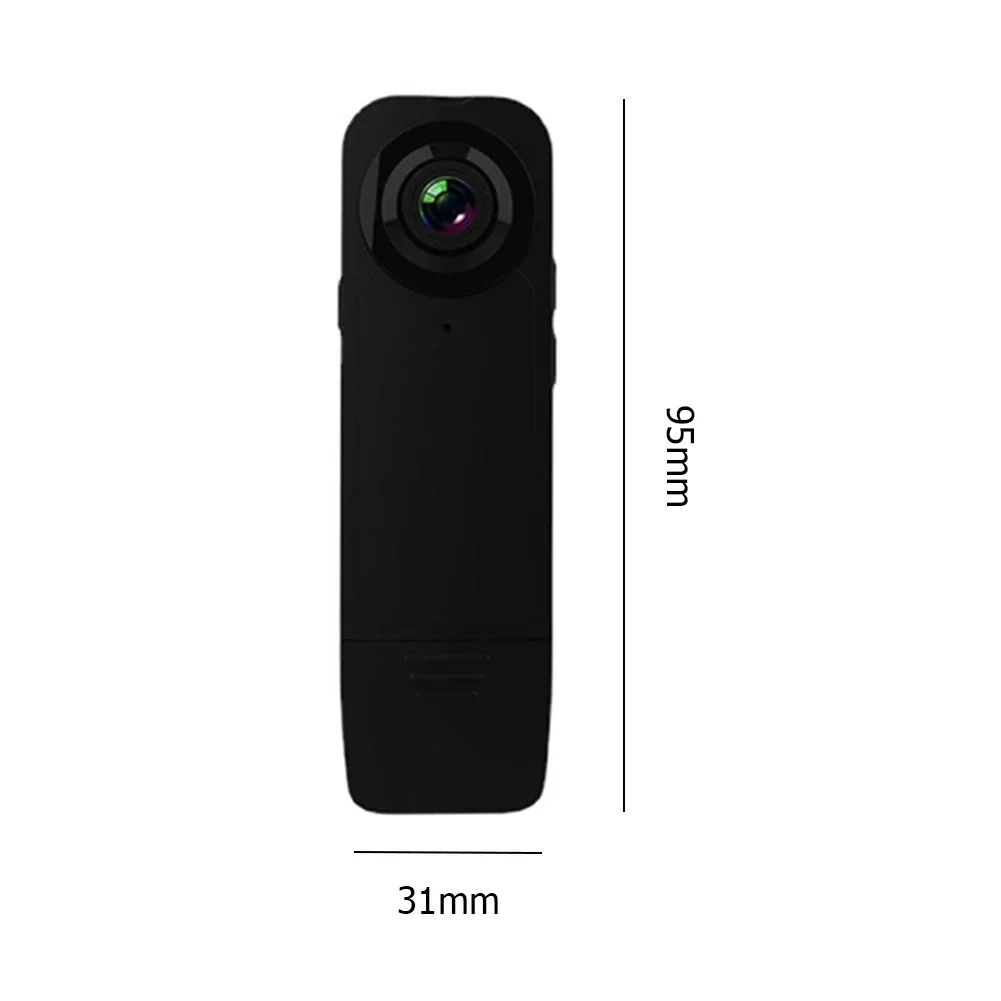 Kamera Mini A18 1080P HD penglihatan malam, kamera perekam Video DV untuk olahraga rumah, kelas, rapat Online 1000mAh