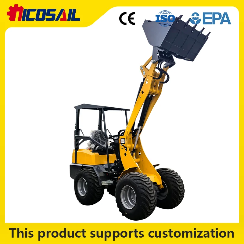 

800kg Operating Weight ZL918 Telescopic Boom Loader Euro 5 EPA