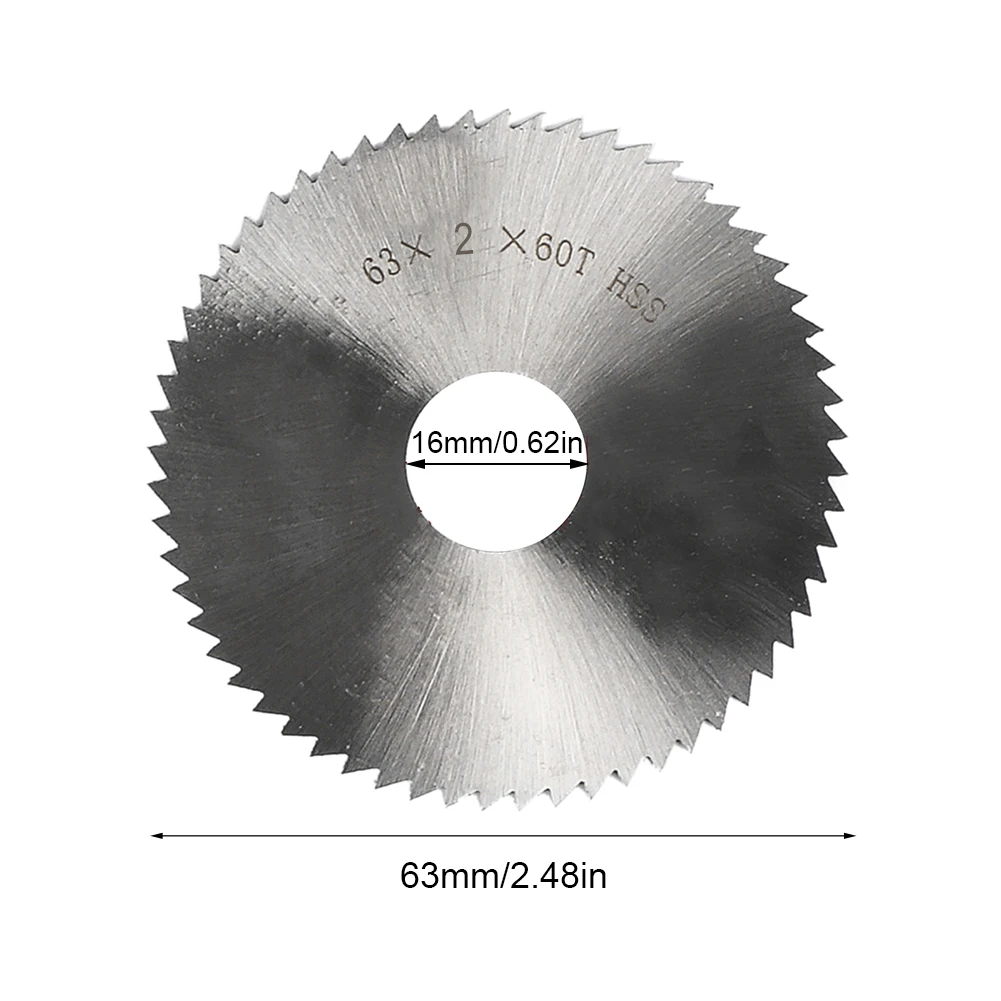 Imagem -06 - Lâmina de Serra Circular para Aço Metal Pedra Fundido Ferro Plástico Madeira Disco de Corte Multiferramenta Ferramenta Elétrica 72t 63 mm 1pc