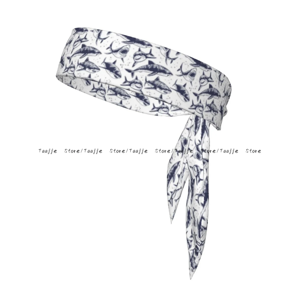 

Head Tie Bandana Sharks Head Scarf Wrap Outdoor Sports Sweatband