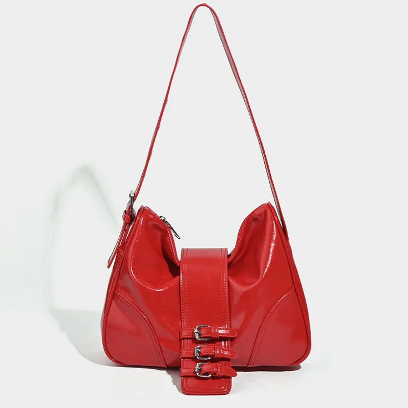 

Tote Underarm Bag For Women Luxury Designer Handbag And Purse 2024 New In Fashion South Korea PU Soft Simple Commuting Shoulder