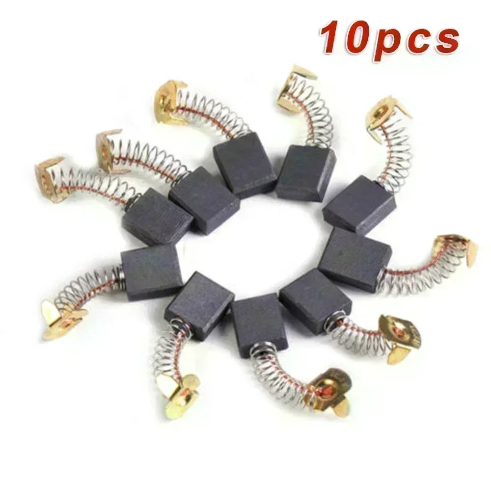 Spazzole di carbone in grafite utensile elettrico 10 pezzi parti di ricambio 7 * 11 * 18mm per smerigliatrice angolare per trapano a motore elettrico