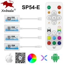 WS2812B WS2811 kontroler taśmy ledowej WIFI Bluetooth dla SK6812 WS2814 5050 RGB/dioda LED RGBW oświetlenie oświetlenie Alexa Google Home 5-24V