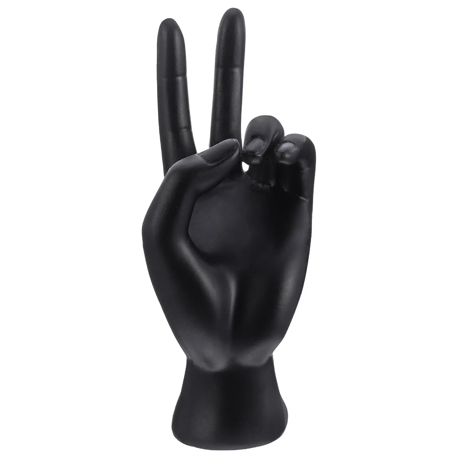

6 Resin Hand Jewelry Ring Display Stands Elegant Female Hand Models Desktop Ring Bracelet Holders Jewelry Store Display