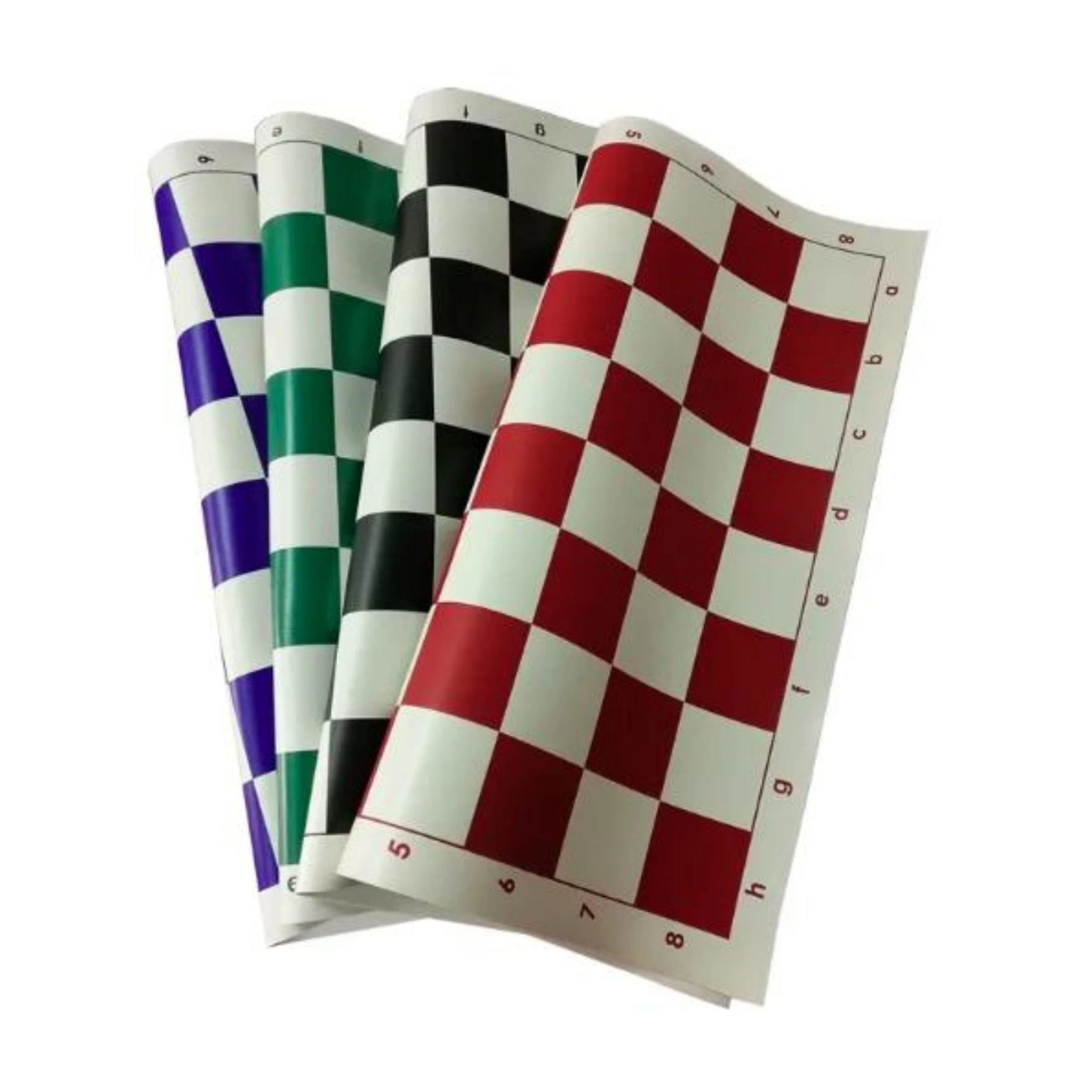 Chess Board - Silicone Folding - 51cm Large Size - Thick and Anti-Slip - Portable for Travel - Competitive Event