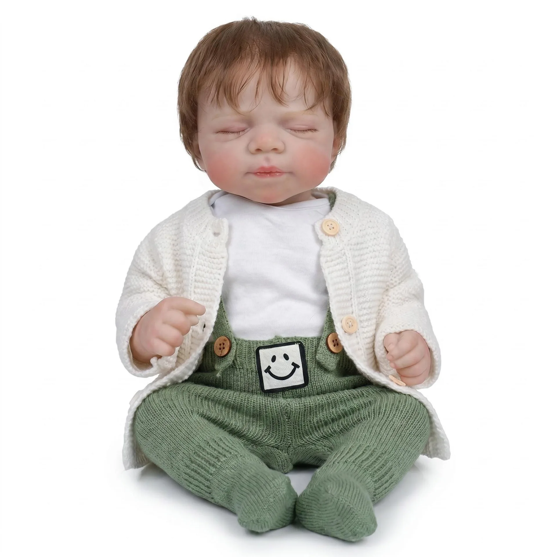 pascale Realistic Reborn Baby Dolls Full Body Silicone Vinyl Sleep Girl Look Like Real Lifelike Newborn Boy Babies Toddler
