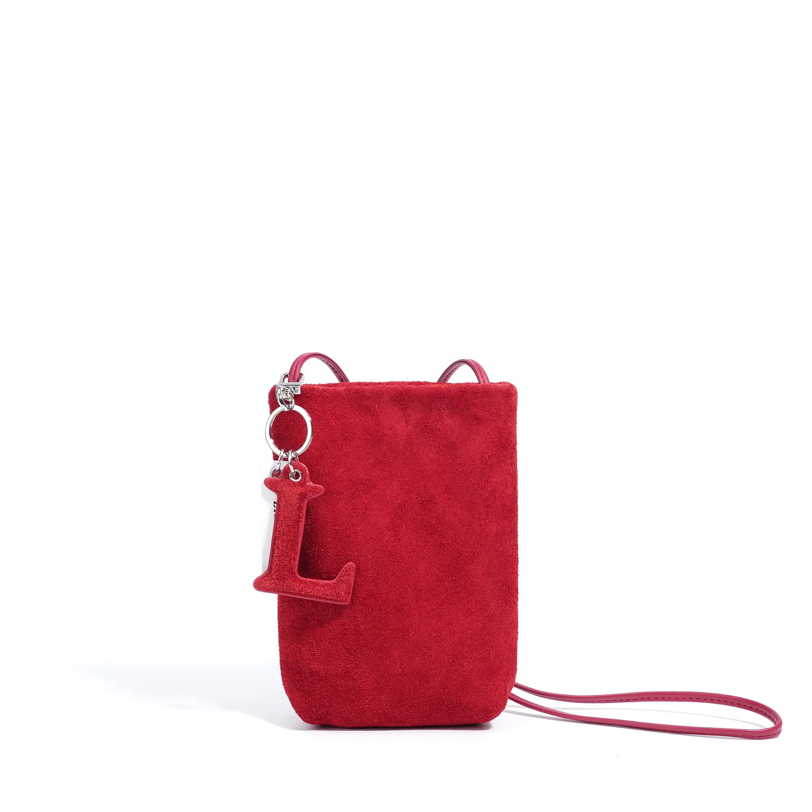 2026 New Womens Crossbody Bags Retro Suede Leather Vertical Phone Bag Elegant Small Messenger Bag Travel Purse Luxury Designer