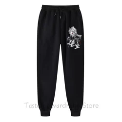 Pantalones deportivos de Cosplay para hombre, Joggers de forro polar con estampado negro Myth Wukong, pantalones casuales para entrenamiento físico, pantalones de chándal para correr, Unisex