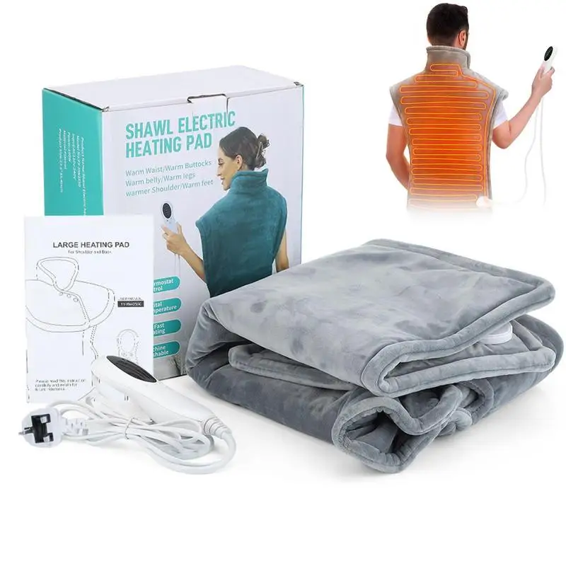 

Soft Electric Neck Heating Pad Washable Heating Pad Warmer U Shape Electrical Back Neck Shoulder Body Massager Winter Supplies