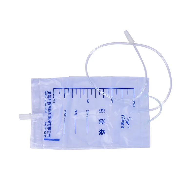 5Pcs Medical Latex Sleeve Type Urine Bag Male Drainage Catheter 1000ML For Elderly Bed Incontinence Patient Urine Collector