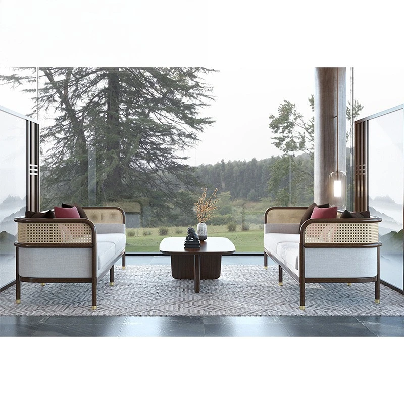 Lobby Sofa Villa Club Leisure Area Public Area Hotel Customized Furniture Combination