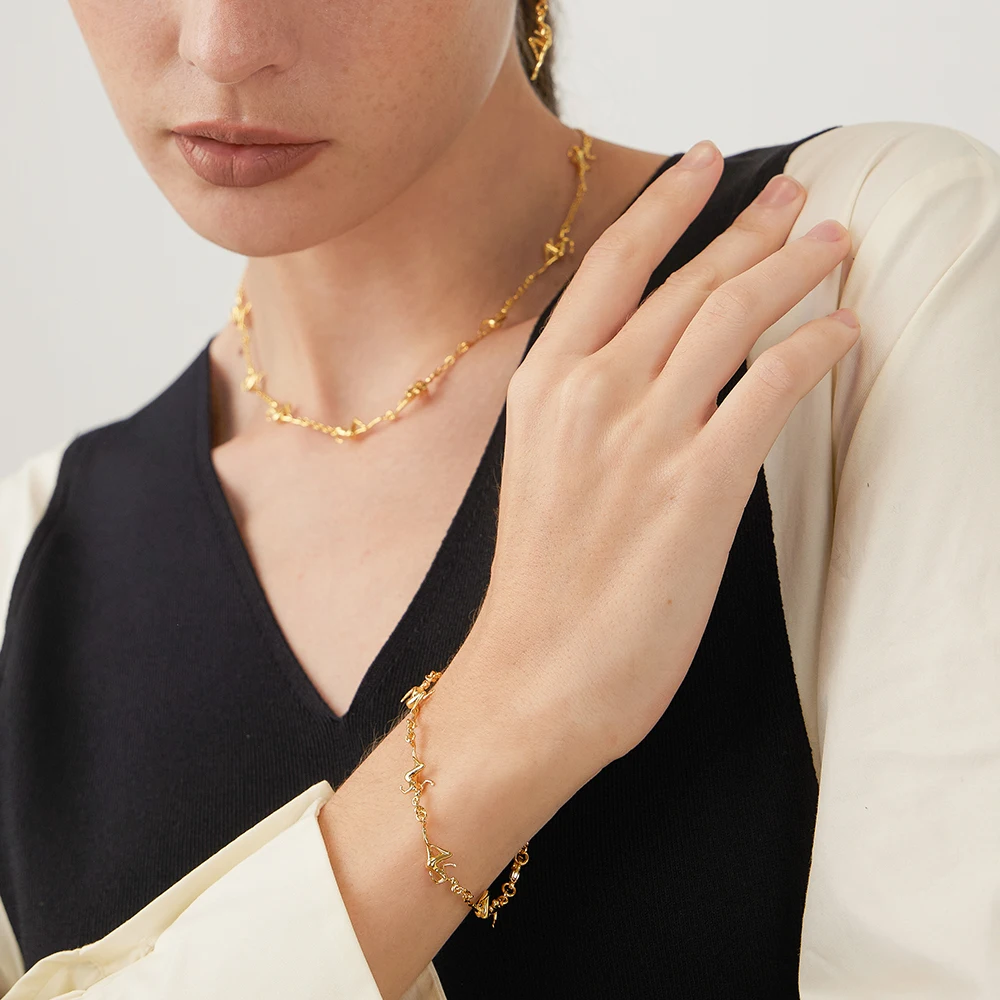 

ENFASHION Original Athlete Dancer Bracelet For Women Pulseras Mujer Gold Color Fashion Jewelry Bracelets Wholesale Gifts B222285