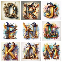 2024 New 5D DIY Anime Diamond Painting Kit Harry Potter Diamond Embroidery Color Oil Painting handmade DIY Mosaic art home decor