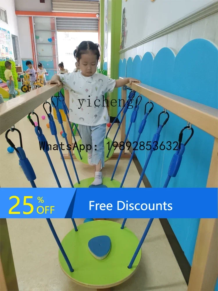 AH Shaking Balance Beam Sensory  Equipment Kindergarten Children's Indoor Single Bridge Teaching Toys
