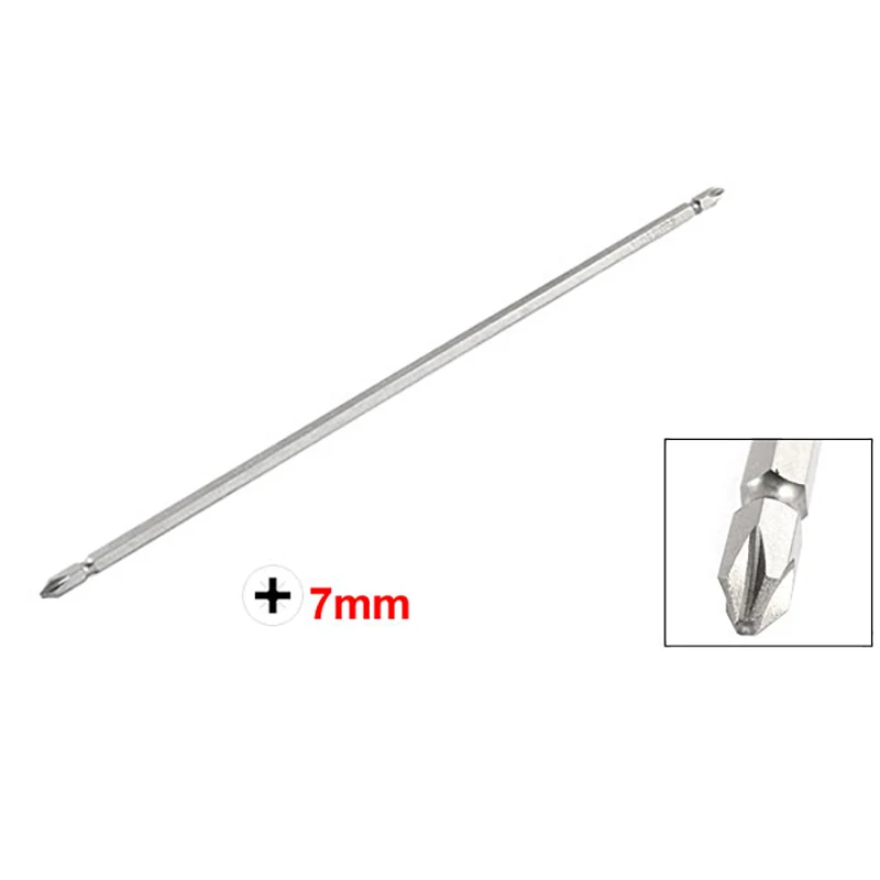 1pc 30cm Long PH2 Phillips Crosshead Double Ends Tips Screwdriver Bit 1/4\