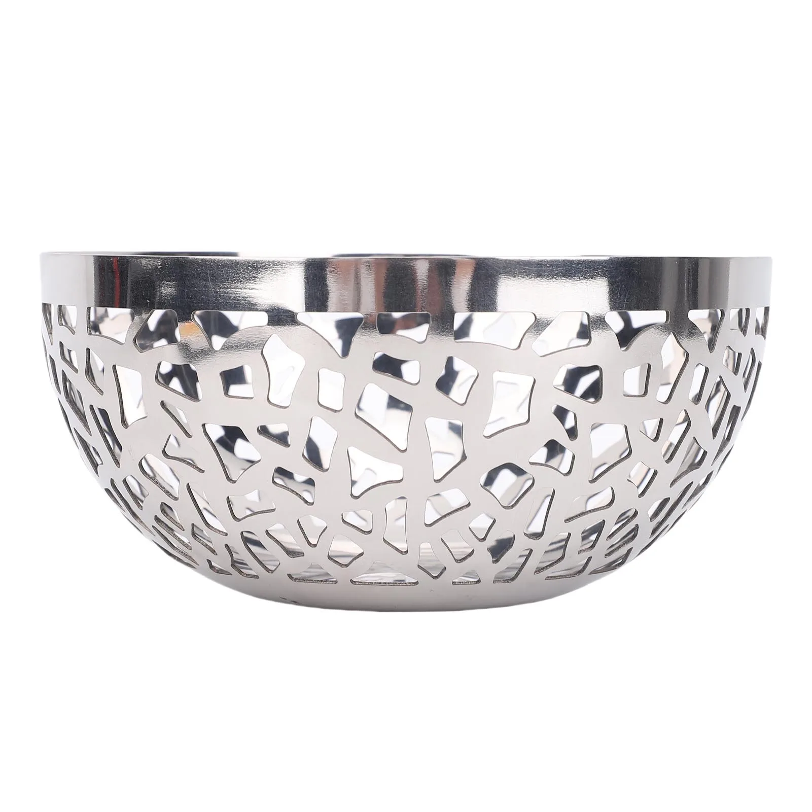 fruit bowl stainless steel fruit bowl kitchen fruit bowl for table Hollow Decorative Modern Fruit Holder Produce Basket