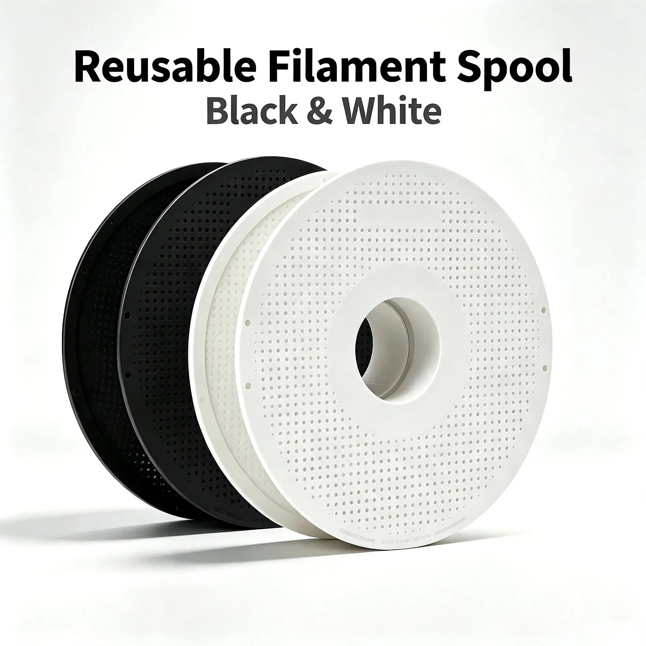 Bambu Lab 3D Printer High-Temperature Material Rack Reusable Spool for ABS ASA PA6-GF ABS-GF Filament Storage Organizer