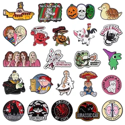 Cartoon Anime Characters Enamel Pins Brooch For Women Lapel Pins Badge on Backpack Accessories Fashion Jewelry Gifts for Friends