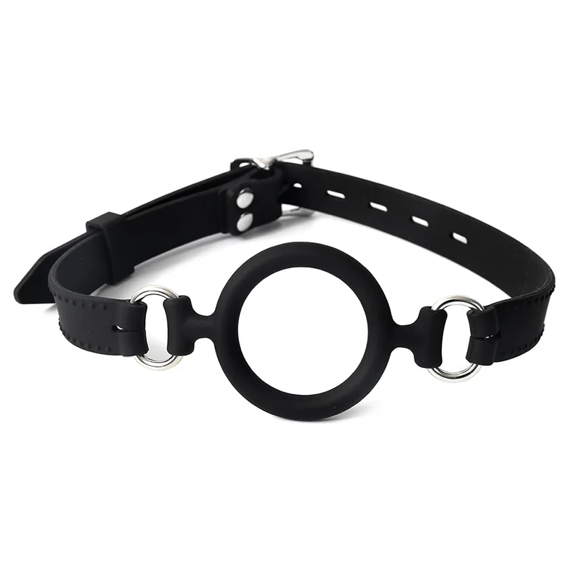 Couples Open Mouth Gag BDSM Bondage Restraints Breathable Ring Harness Strap Fetish Sex Toys For Women O-Ring Oral Gags Cosplay