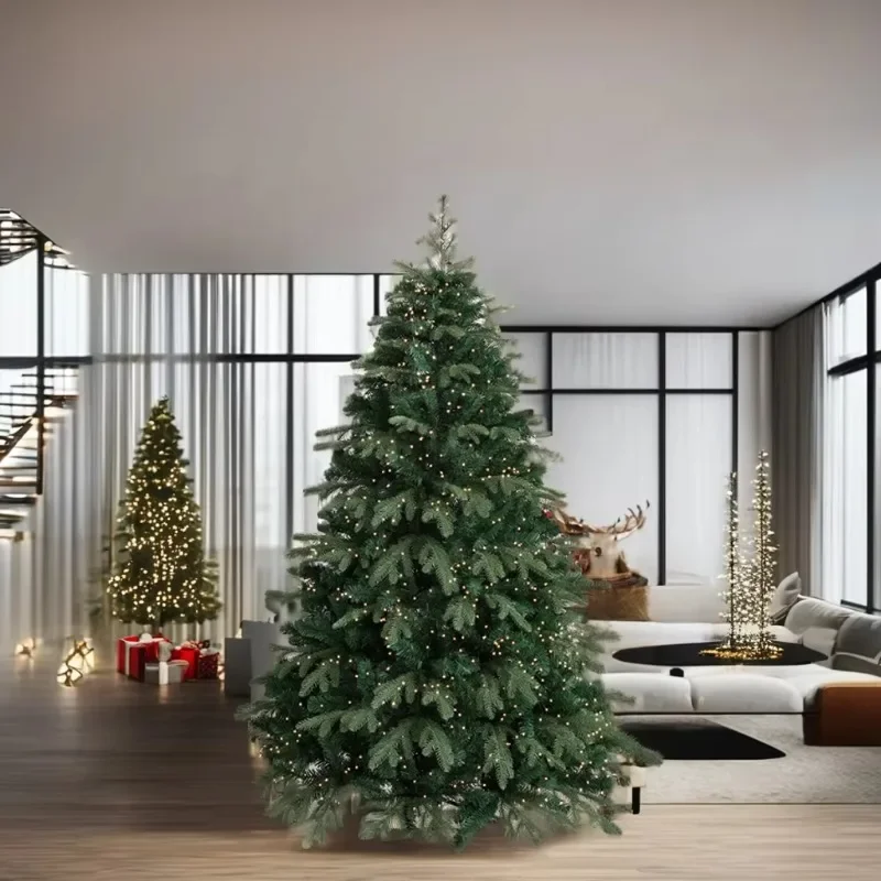 120Cm Premium Standing Christmas Tree Customizable Size Polyethylene Material Decoration Household