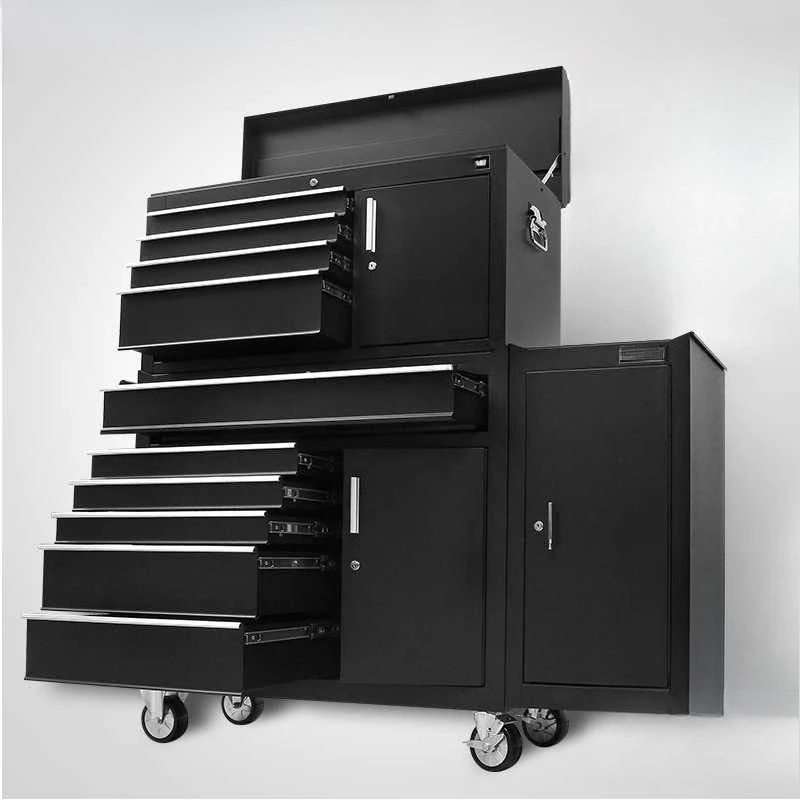 

Tool Cart Tool Cabinet Workshop Drawer Maintenance Cart Multifunctional Heavy Duty Mobile Toolbox