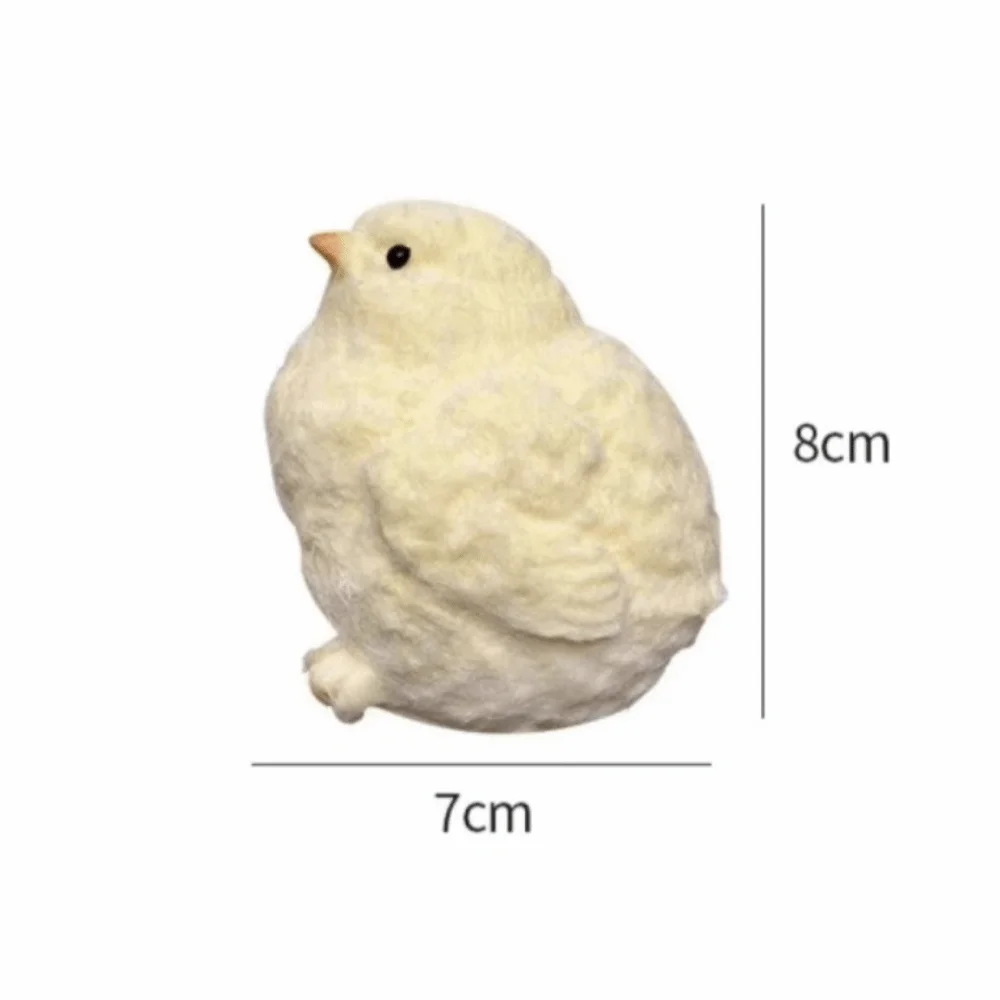 New Soft Squeeze Chick Toy Handmade Slow Rebound Squeeze Toy Fluffy Texture Yellow Color Decompression Toy for Children