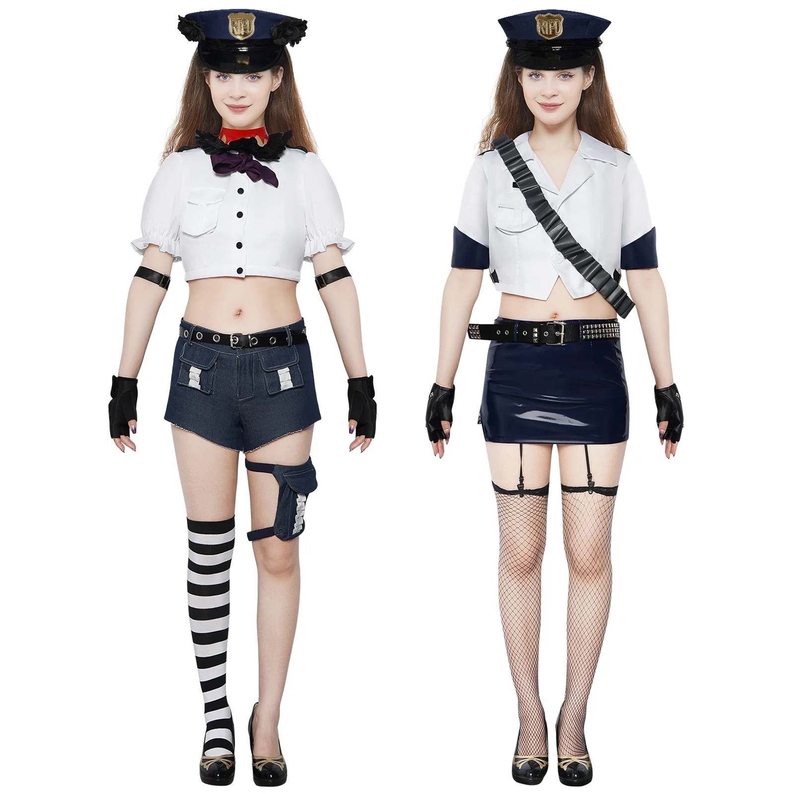 

Anime Panty Stocking with Garterbelt Cosplay Costume Panty Anarchy Outfit Uniform Halloween Carnival Disguise Suit